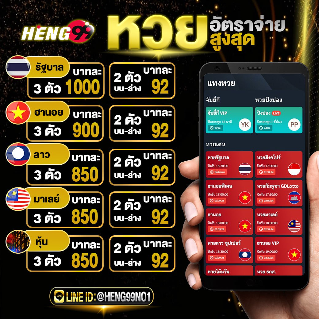 หวยอัตราการจ่ายสูงสุด -"Lottery highest payout rate"