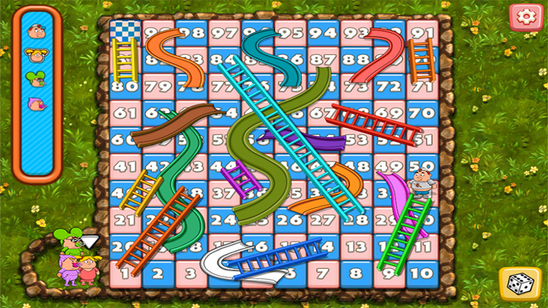 เกมบันไดงู ภาษาอังกฤษ-''Snakes and Ladders English game''