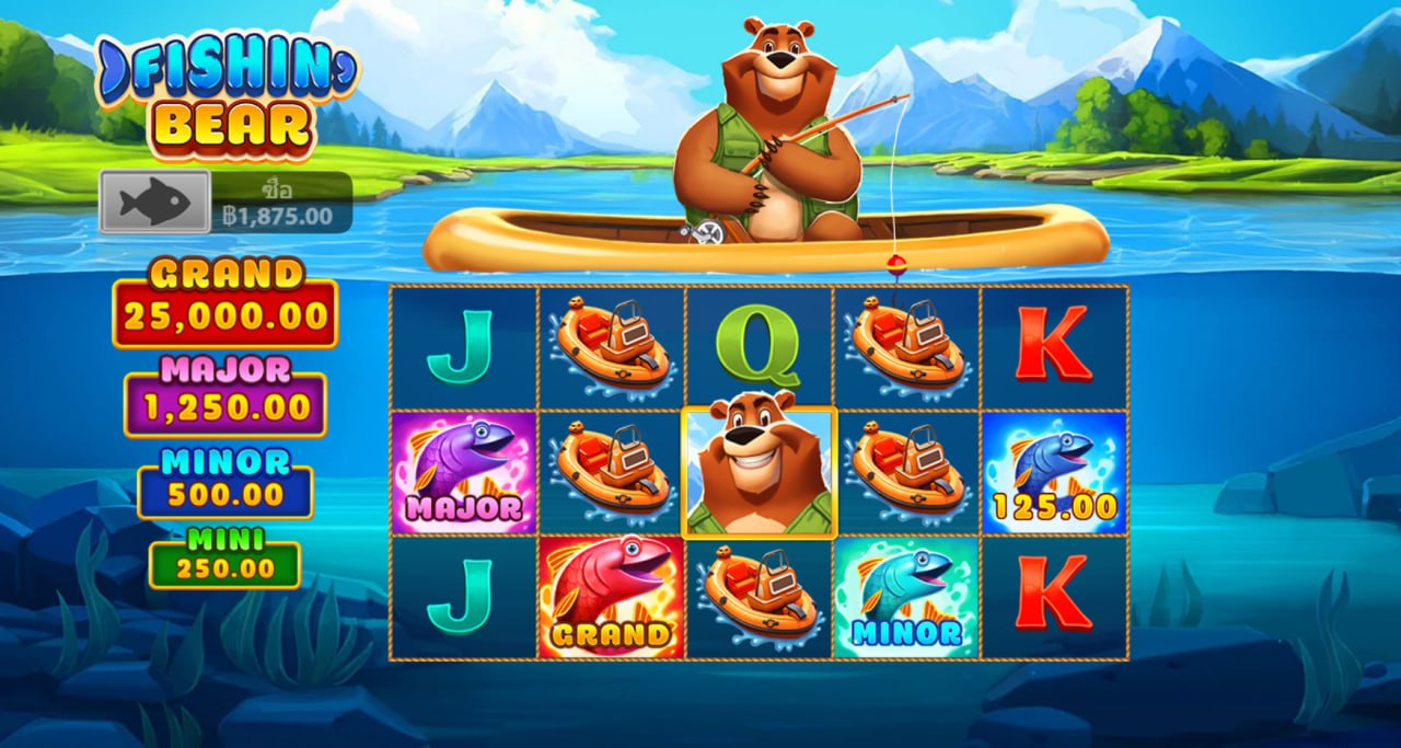 เกมสล็อต Fishin Bear - "Fishin Bear slot game"