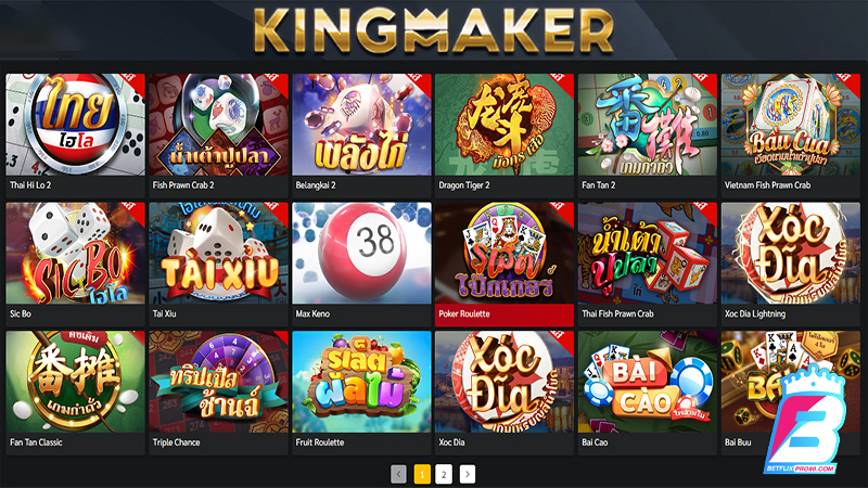 Kingmaker Casino Games